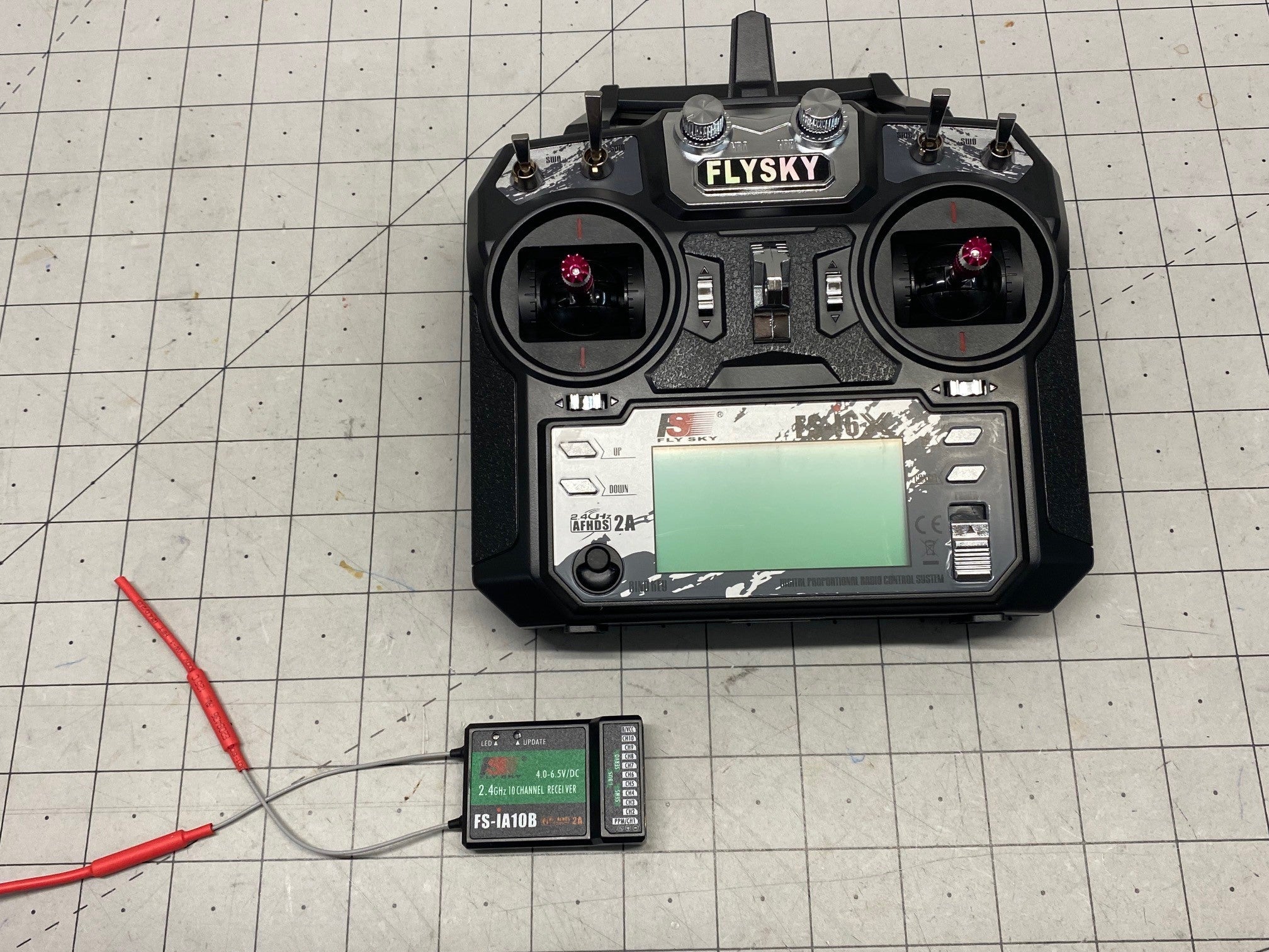 Flysky FS-i6x 2.4ghz 10 Channel Radio Modified for Tamiya Semi Trucks