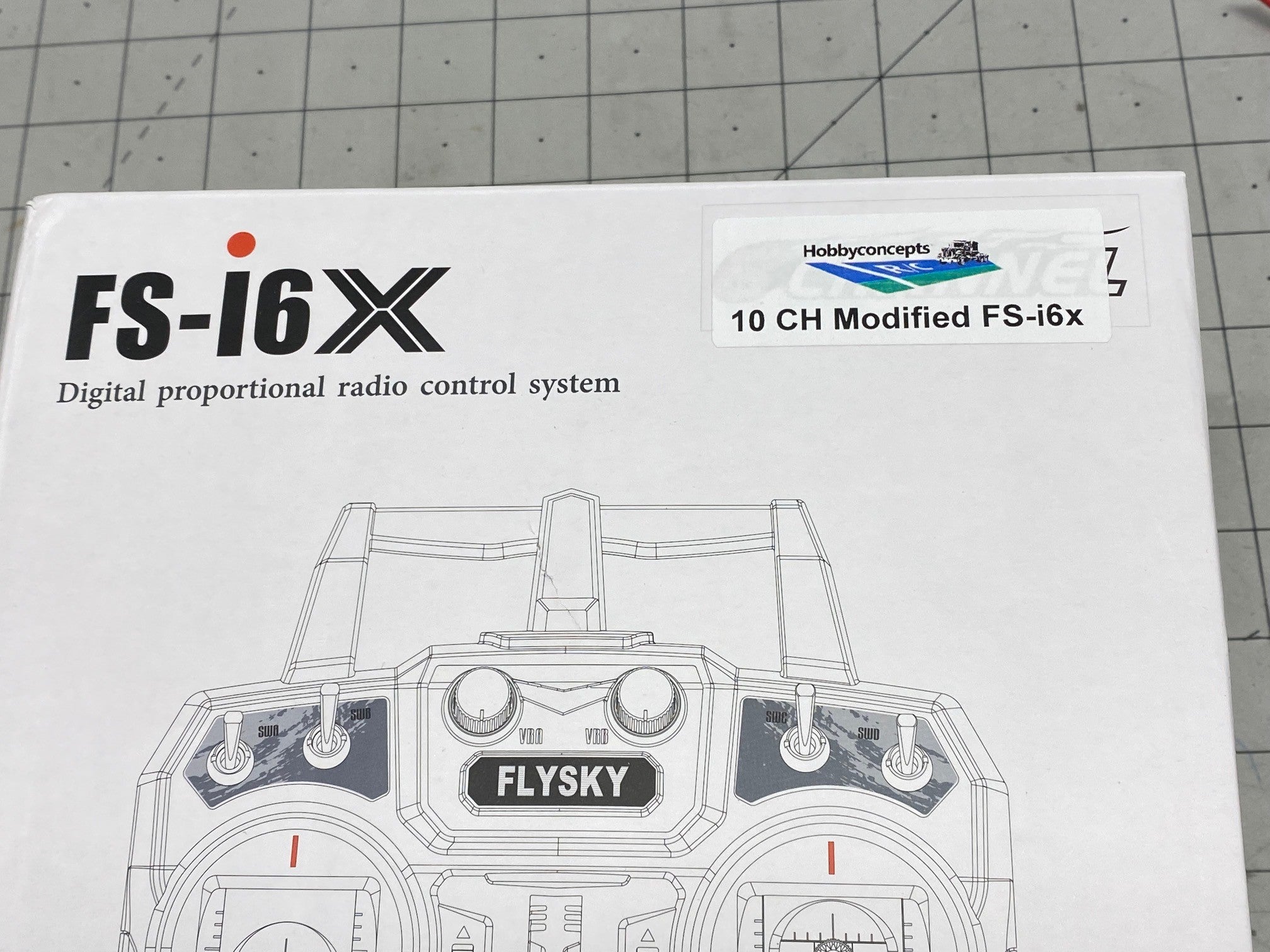 Flysky FS-i6x 2.4ghz 10 Channel Radio Modified for Tamiya Semi Trucks