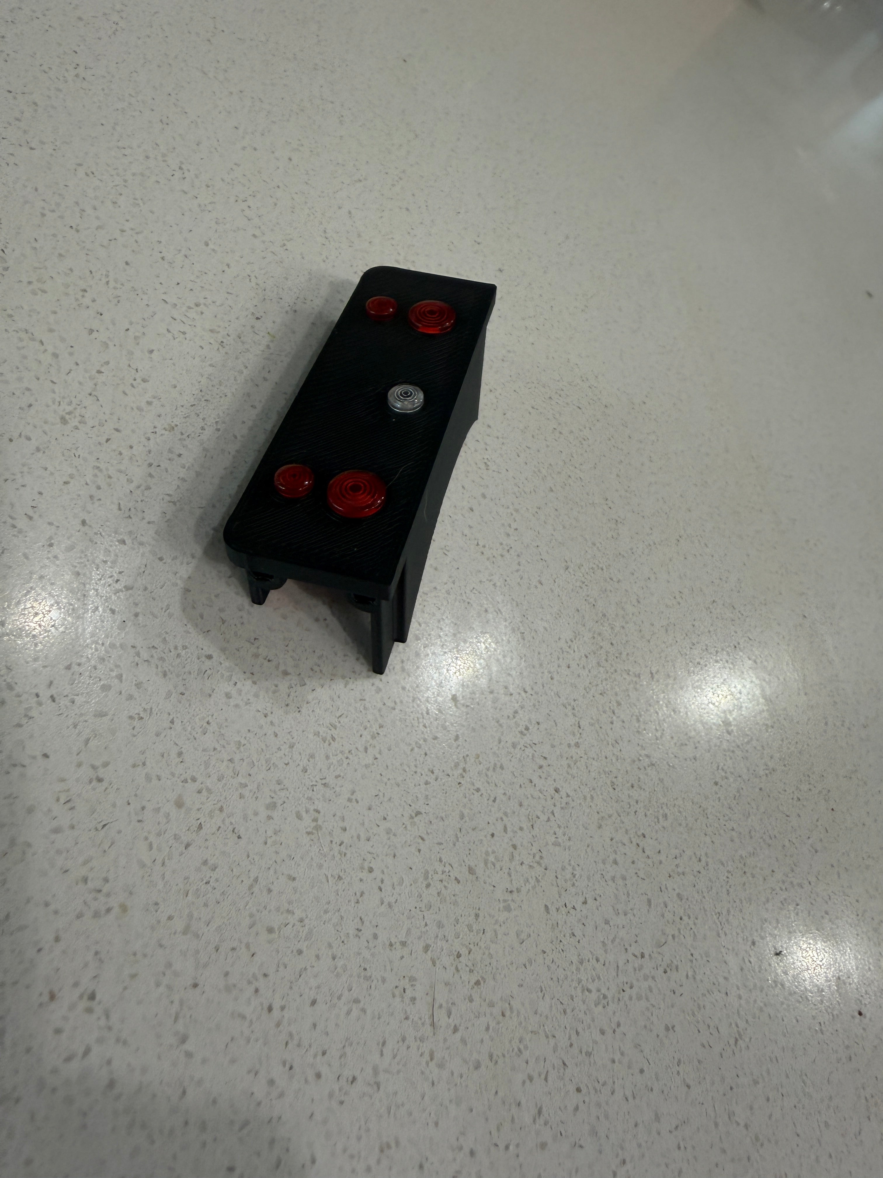 Rear Center Plate w. 5 Holes (lights and lenses sold separately)
