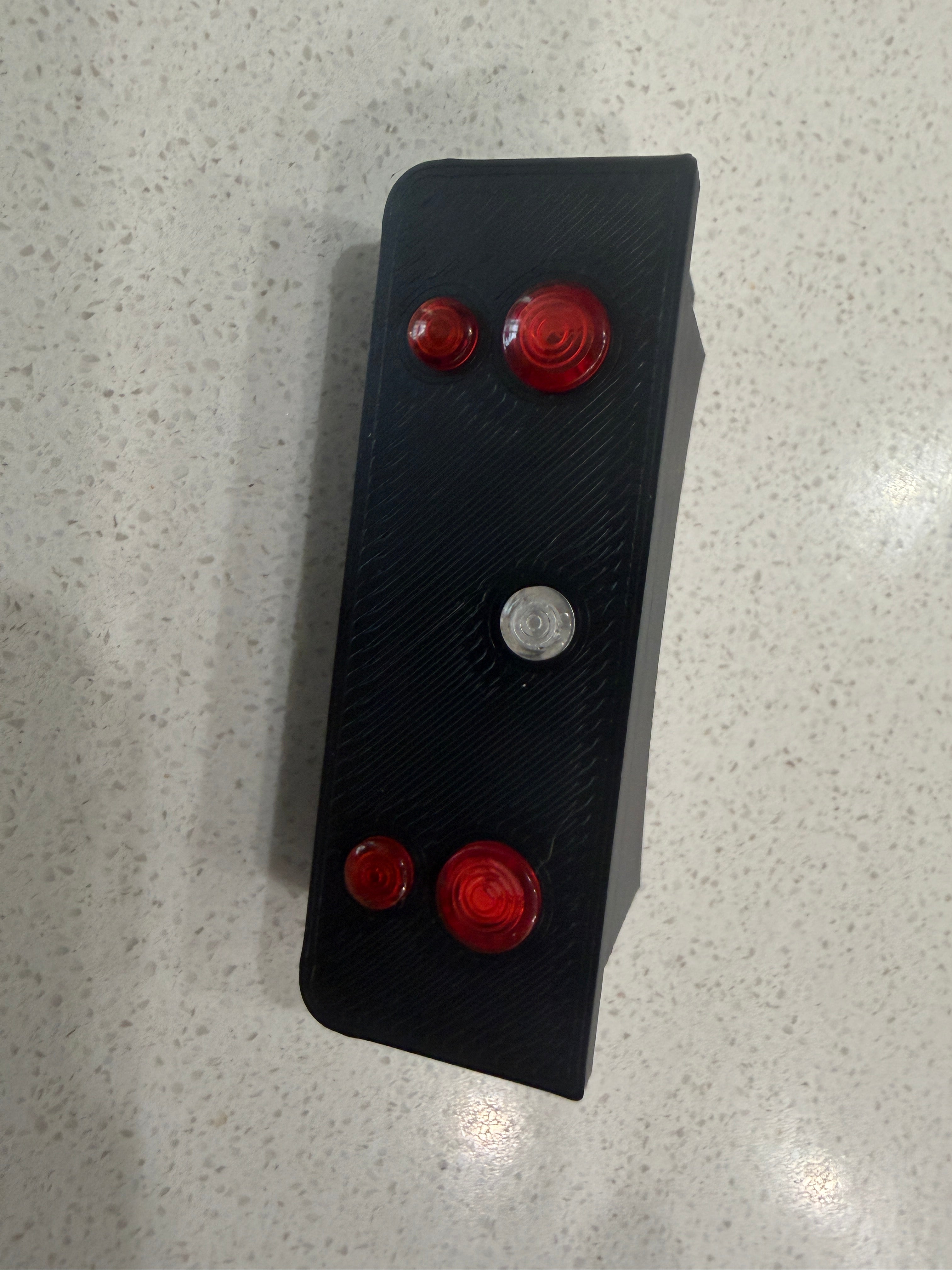 Taillight 5 Lens Set in Red & Clear (rear center piece sold separately)