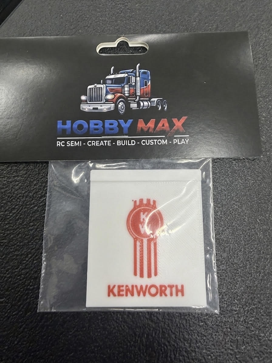 Kenworth Mud Flap for 1/14 Semi Truck- One pair