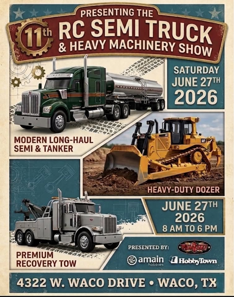 RC Semi Truck Show & Heavy Machinery