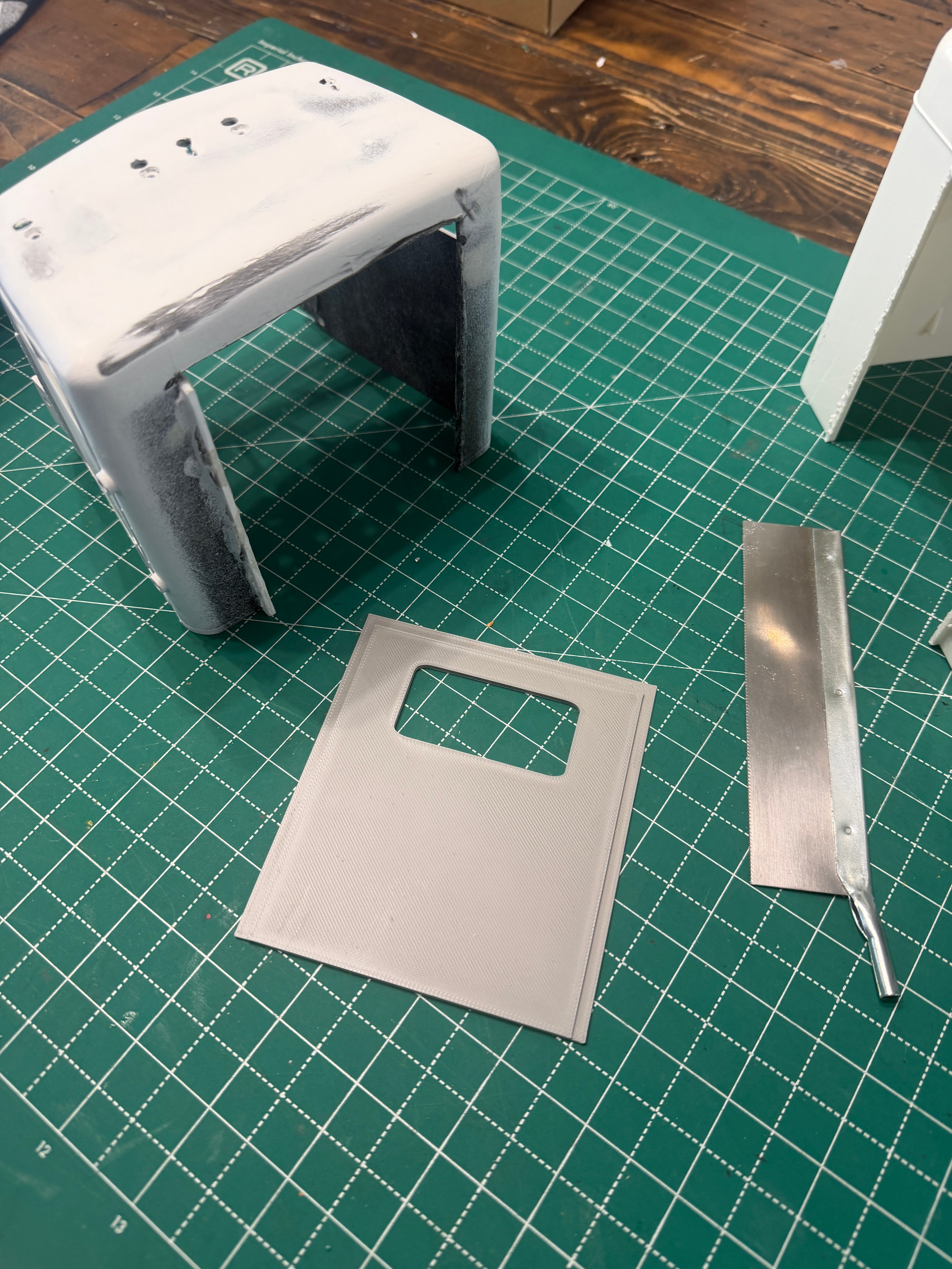 Day Cab Back Panel with window rectangle