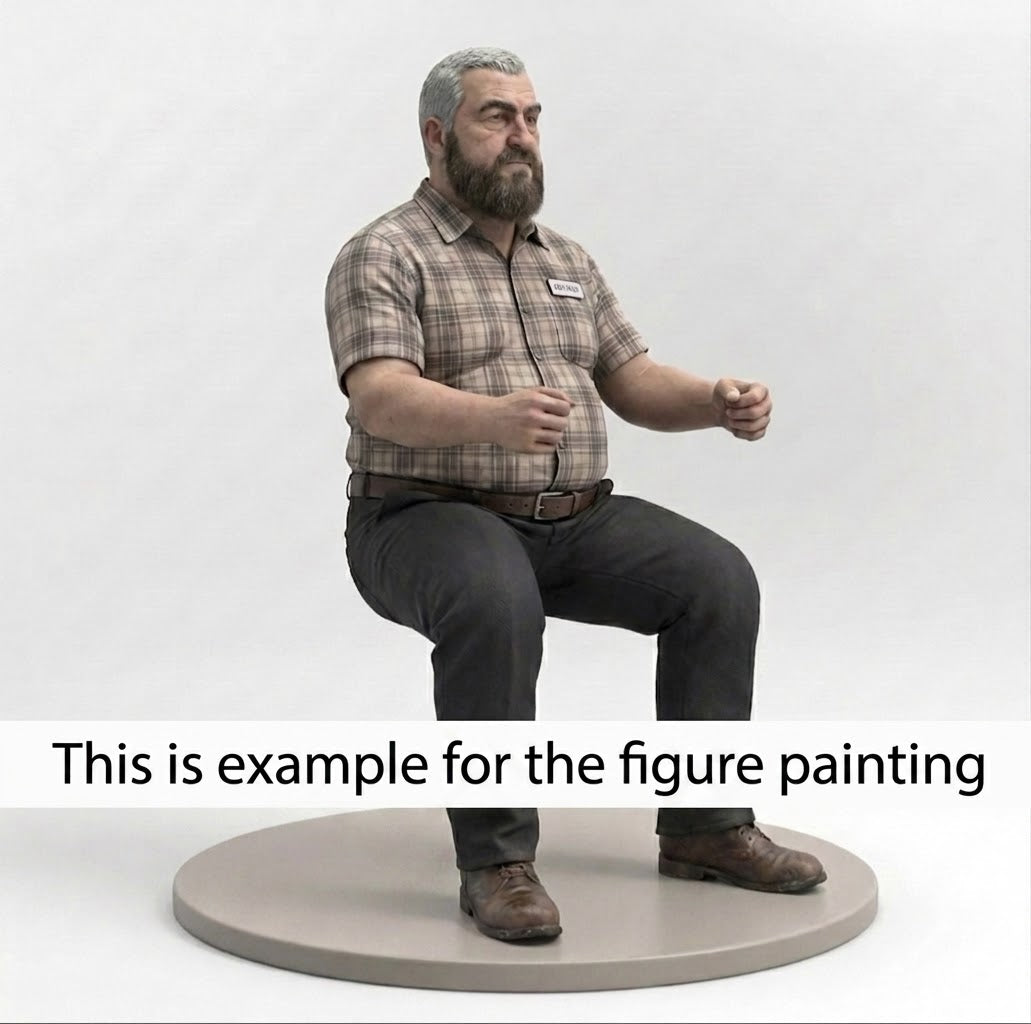 1/14 RC Truck Driver Max - unpainted figure
