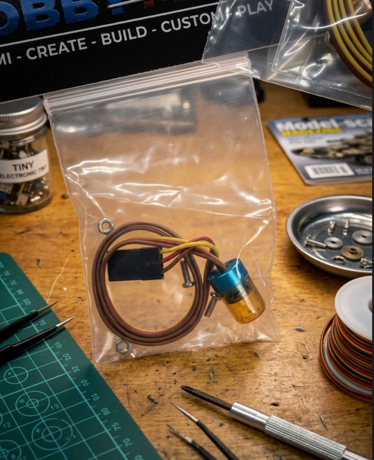 LED Lamp Strobing-blasting/Flashing/Rotating Light for 1/10 or 1:14