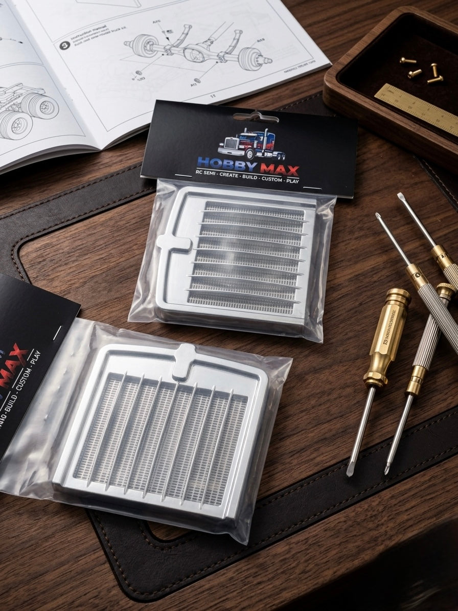 Premium 1/14 Scale Kenworth-Style Grill & Insert Set