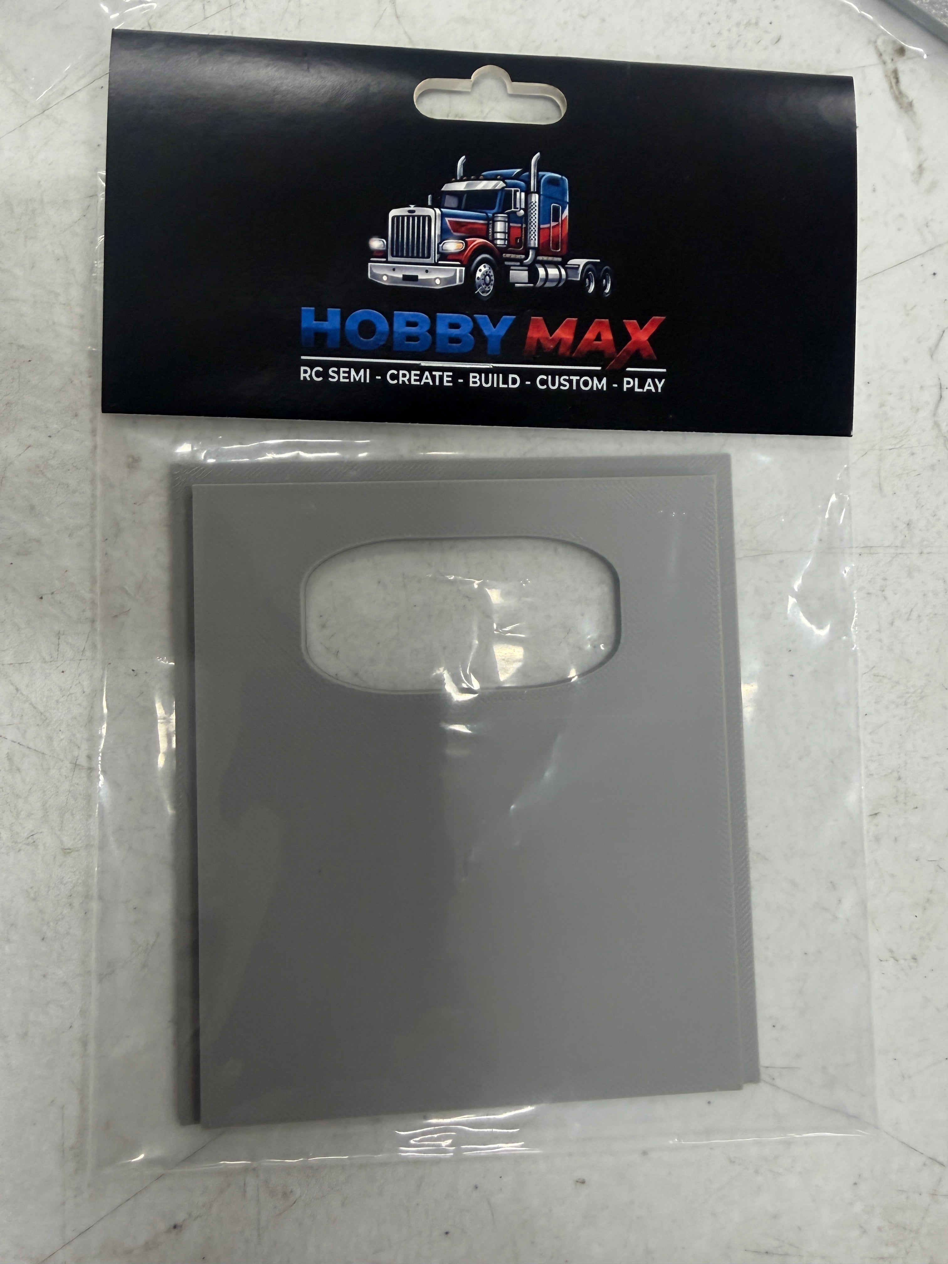Day Cab Back Panel with window rectangle - Color might vary
