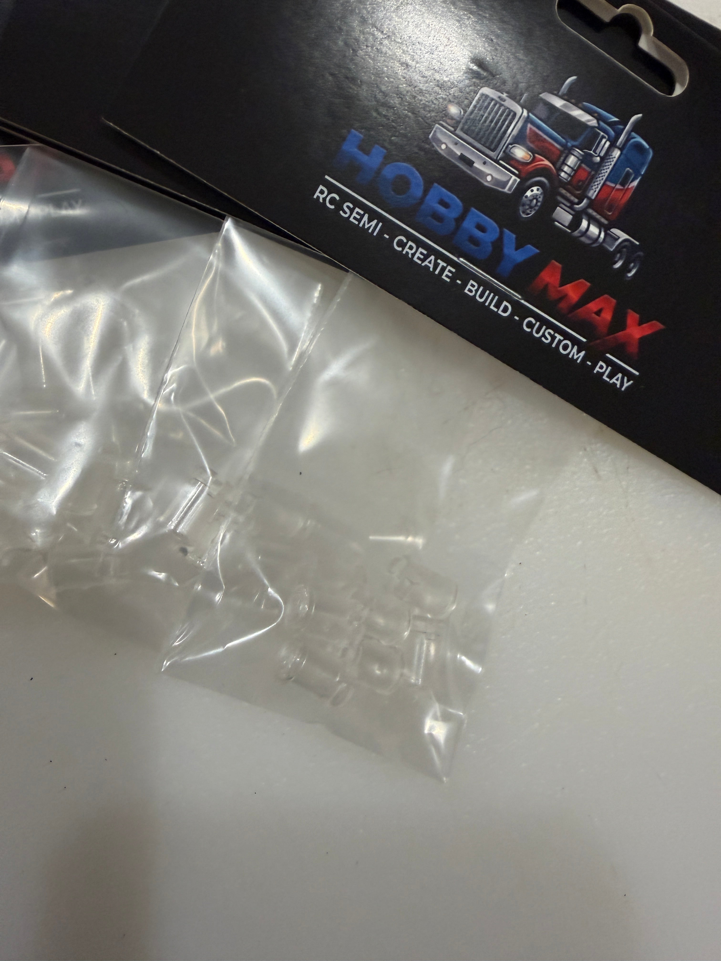 6 Red or Clear lenses kit for 1/14 Mansfield Bumper