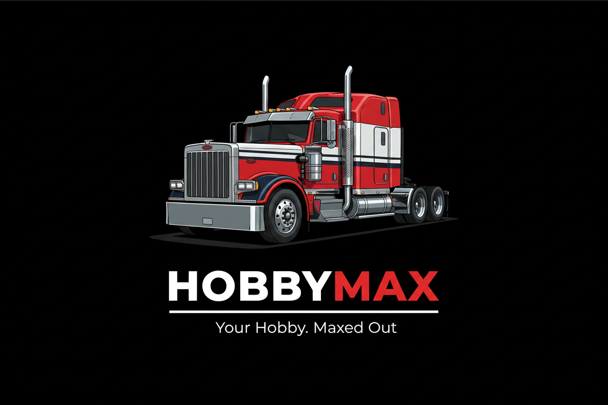 HobbyMax Hero - Truck Above Logo