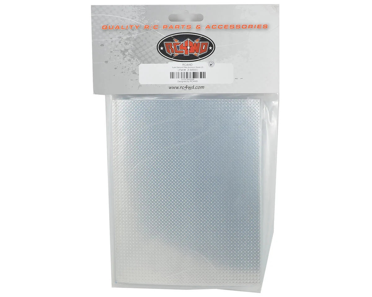 RC4WD Scale Aluminum Diamond Plate Sheet (2)