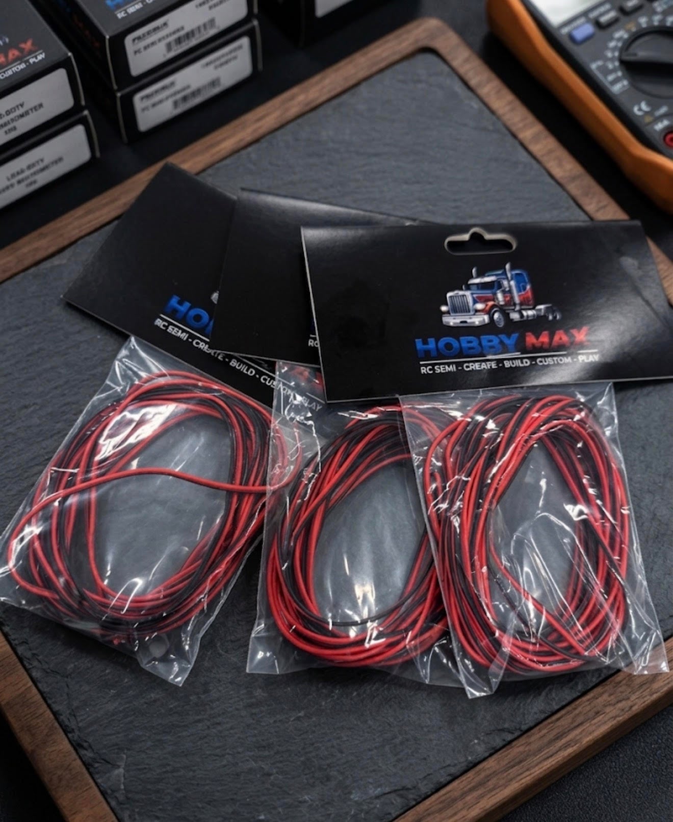 Red Black Paralell Wire 2pin Extension Cord