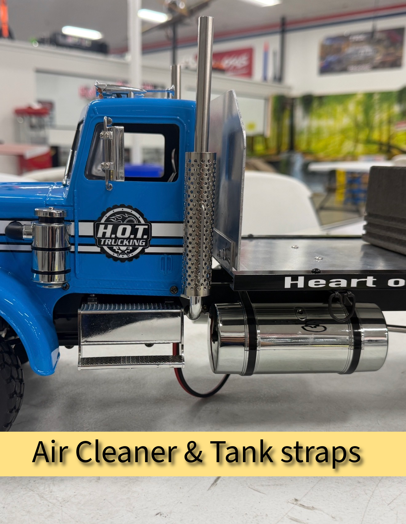Black Strap Decals for Air Cleaners & Tanks